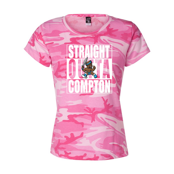 STRAIGHT OUTTA COMPTON Women's Camo Tee - repcpt.com