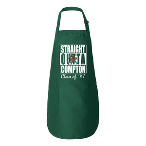 STRAIGHT OUTTA COMPTON '81 Full-Length Apron with Pockets - repcpt.com