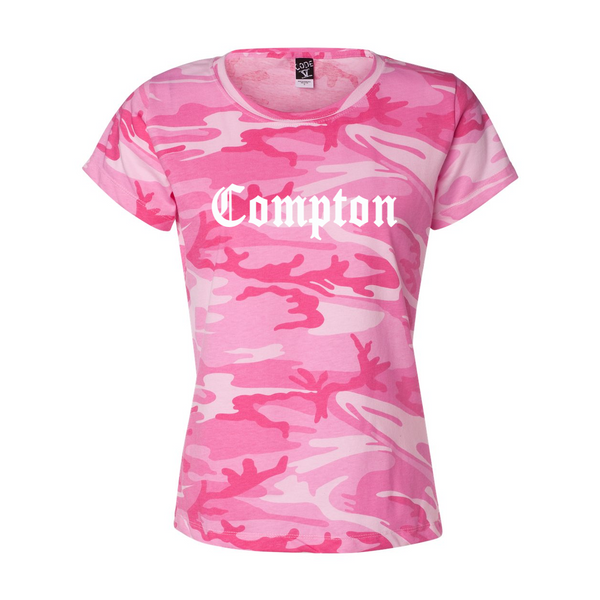 COMPTON Women's Camo Tee - repcpt.com